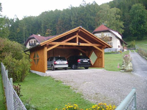 Carport mit Satteldach